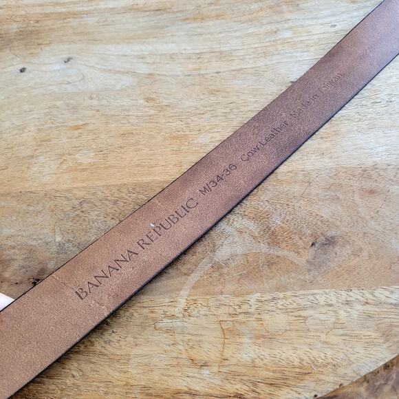Banana Republic Olive Green Belt M 34/36 - Picture 3 of 8